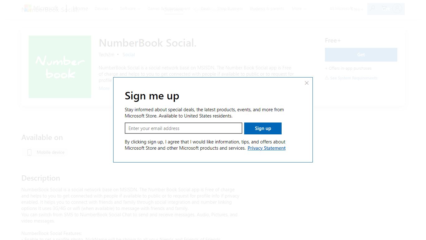 Get NumberBook Social. - Microsoft Store